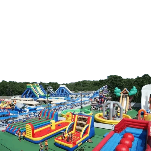 Customized Giant Outdoor Inflatable Bouncy Castle Amusement Park Kids