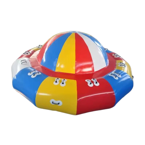 PVC Inflatable Water Park Gyro Seesaw Boat Floating Spinning Toy
