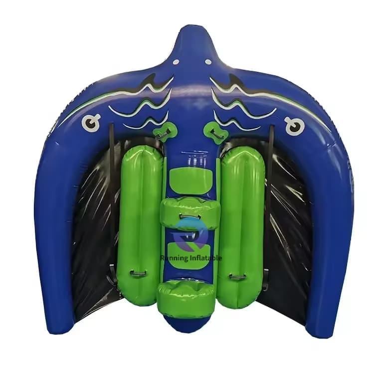 Wholesale Custom Water Sports Game Inflatable Towable Flying Fish Tube Fly Fish Inflatable Flying Manta Ray